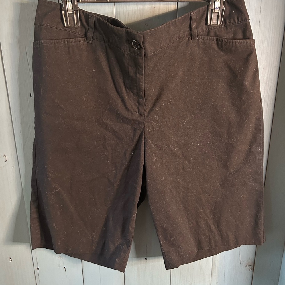 Talbots Black Women's Bermuda Shorts | Size 12